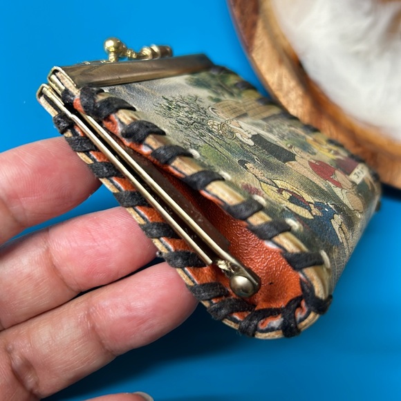 🖤Vtg KOREA JEJU ISLAND souvenir coin wallet - Picture 2 of 13